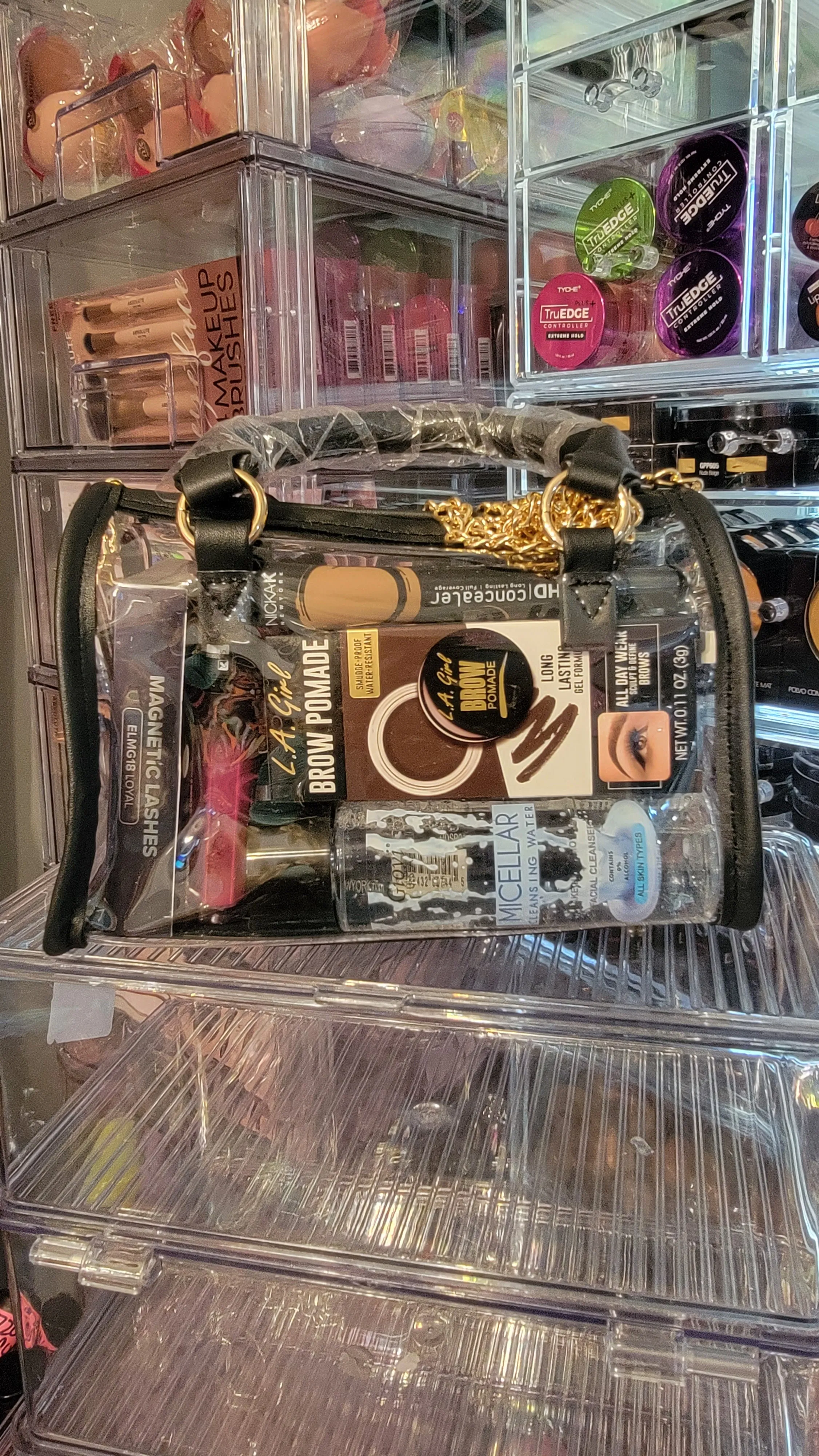 THE LUXE NK GLAM FLY GIRL BEAUTY COLLECTION -  GLAM MAKE-UP COSMETIC BAGS - GLAM100