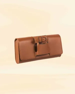 The Saddle Satchel Pricy Leather Clutch