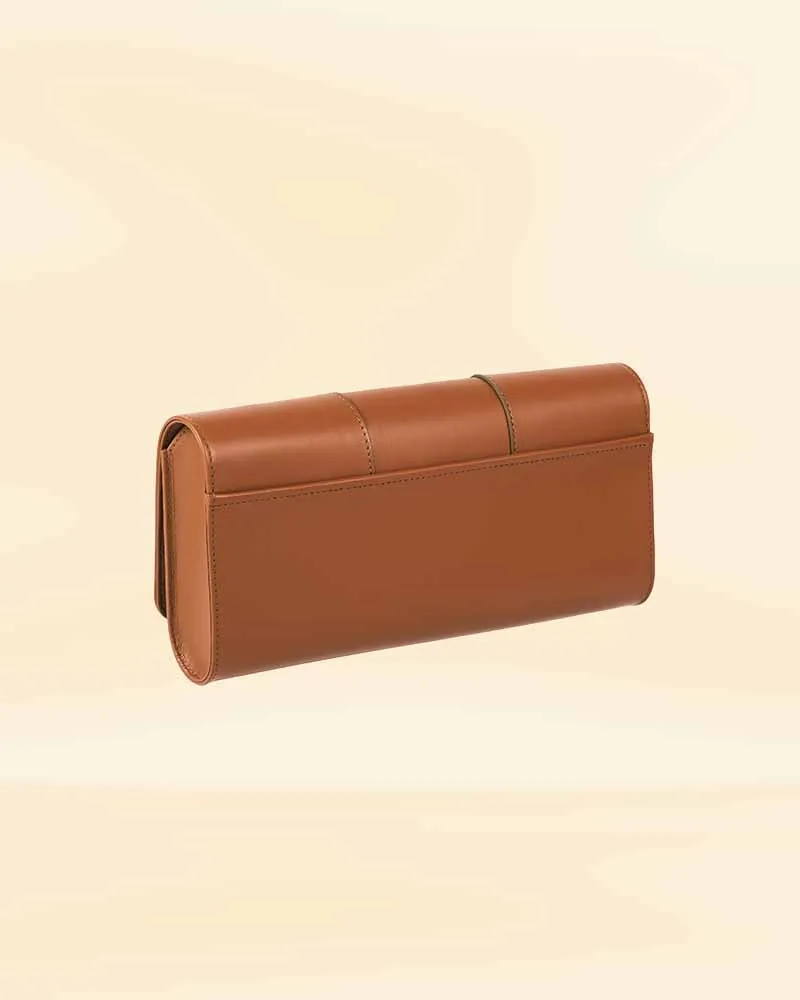 The Saddle Satchel Pricy Leather Clutch