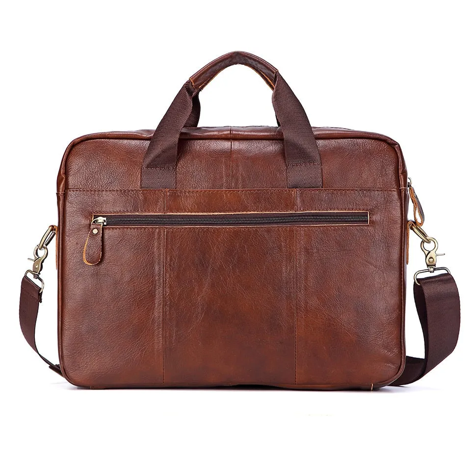 The Ubriaco Genuine Leather Laptop Bag
