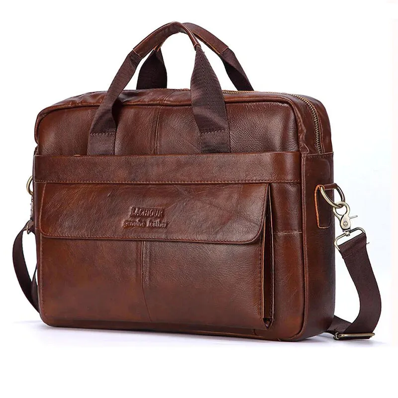 The Ubriaco Genuine Leather Laptop Bag