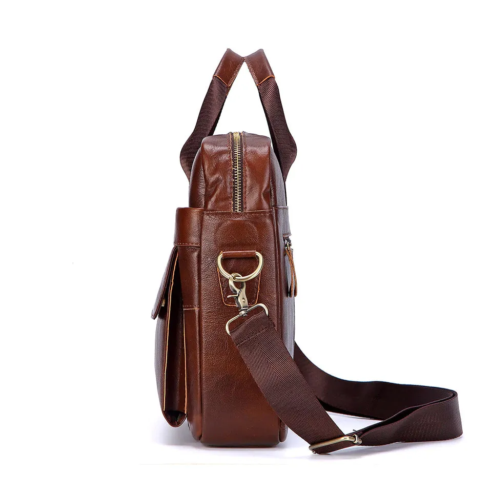 The Ubriaco Genuine Leather Laptop Bag