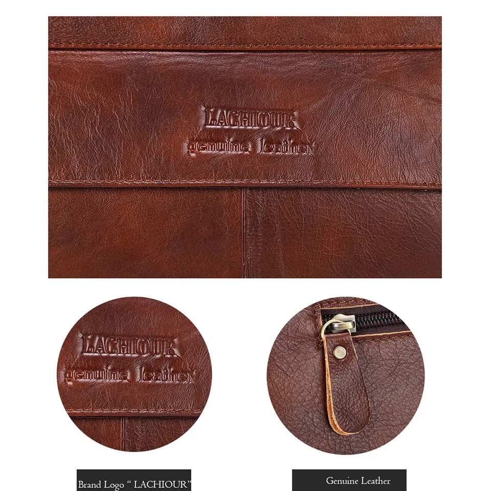 The Ubriaco Genuine Leather Laptop Bag