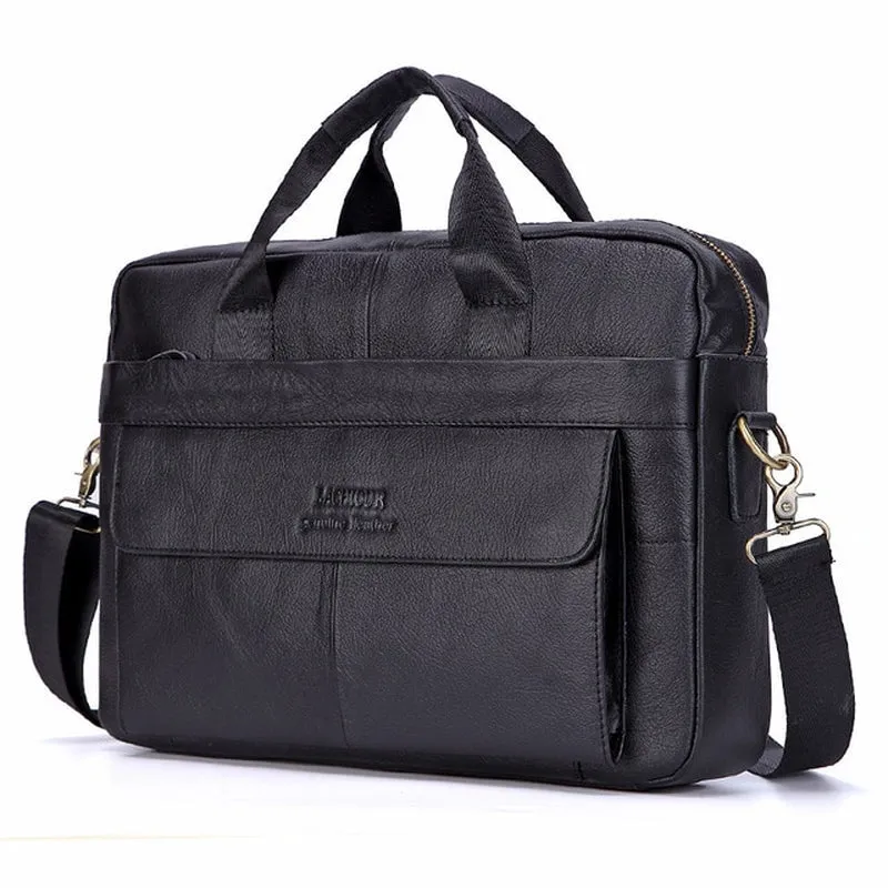 The Ubriaco Genuine Leather Laptop Bag