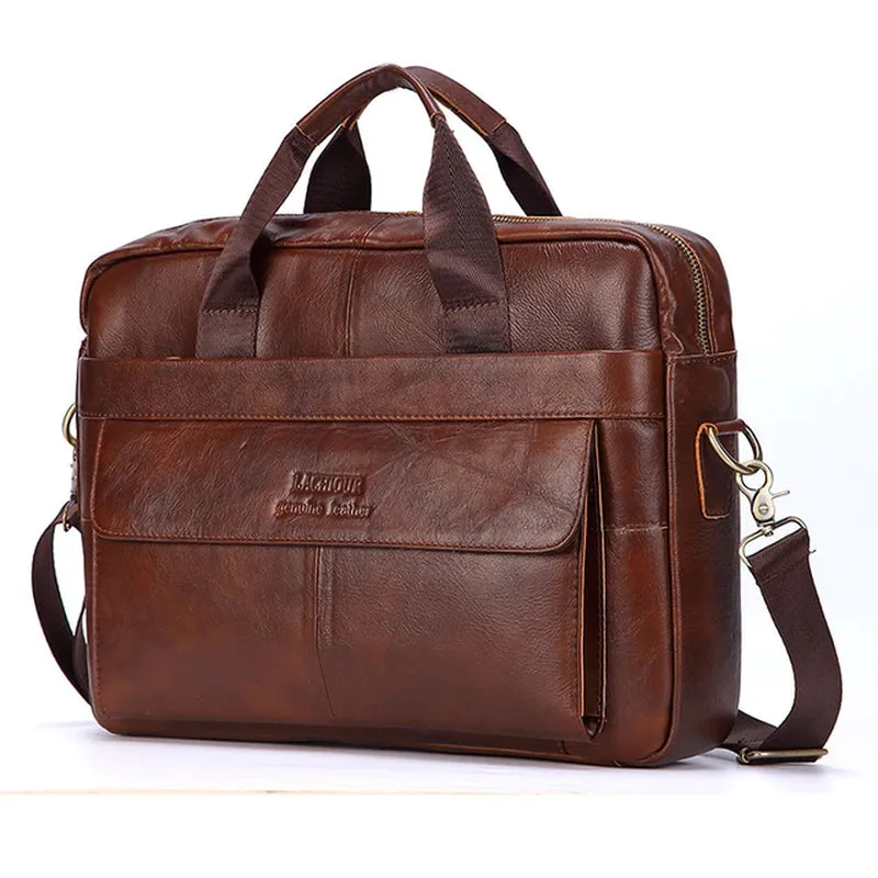 The Ubriaco Genuine Leather Laptop Bag