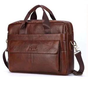 The Ubriaco Genuine Leather Laptop Bag