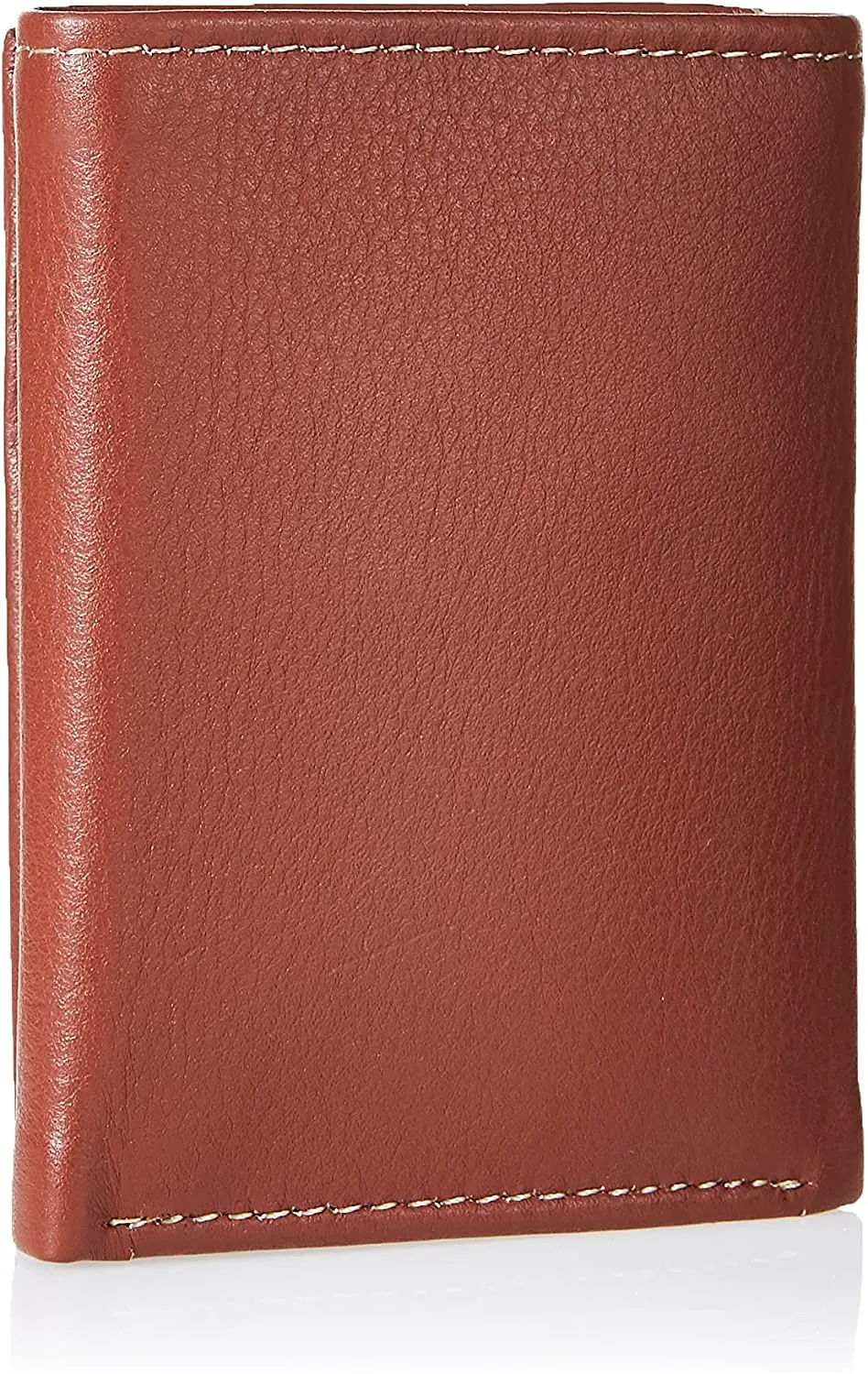 Timberland D01388  Mens Leather Trifold Wallet With ID Window - Brown Cognac
