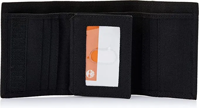 Timberland Men’s Trifold Nylon Wallet D37388 - Black