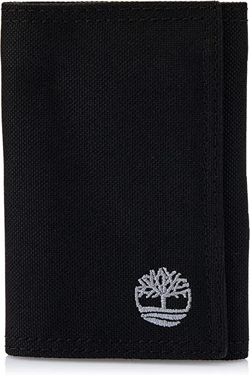 Timberland Men’s Trifold Nylon Wallet D37388 - Black