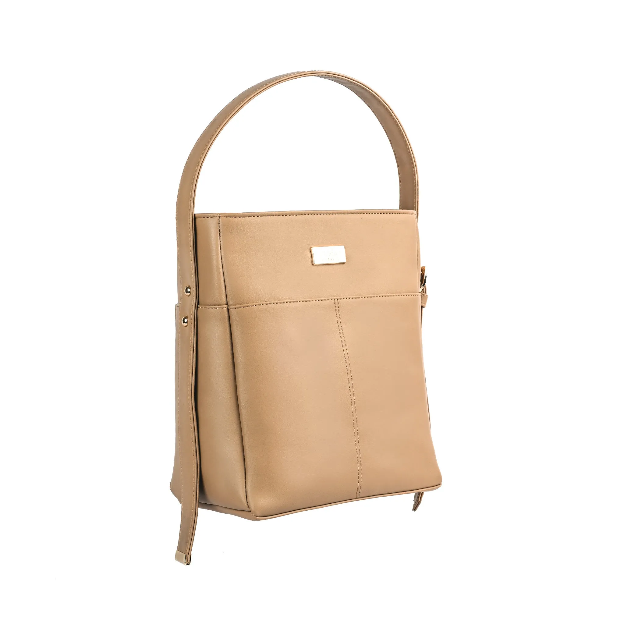 Timeless Taupe Bucket Bag/Shoulder bag