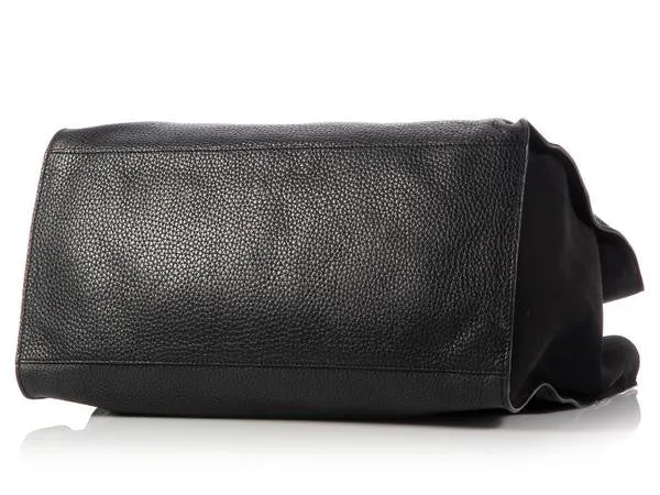 Tod’s Black Due Manici Tote