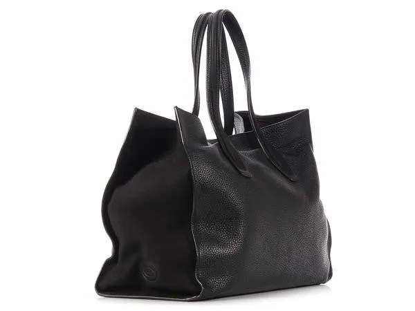 Tod’s Black Due Manici Tote