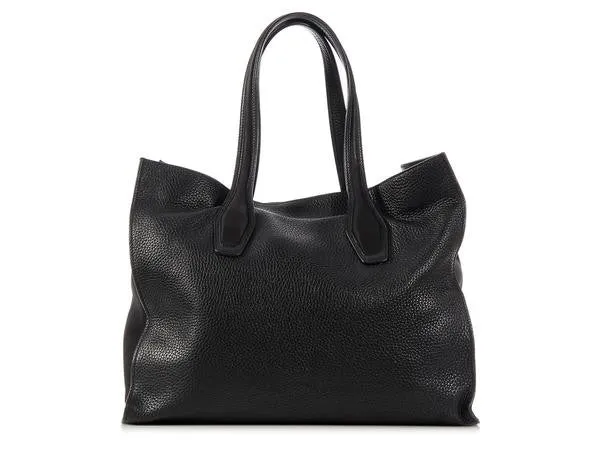 Tod’s Black Due Manici Tote