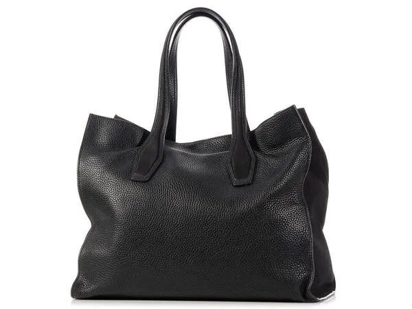 Tod’s Black Due Manici Tote
