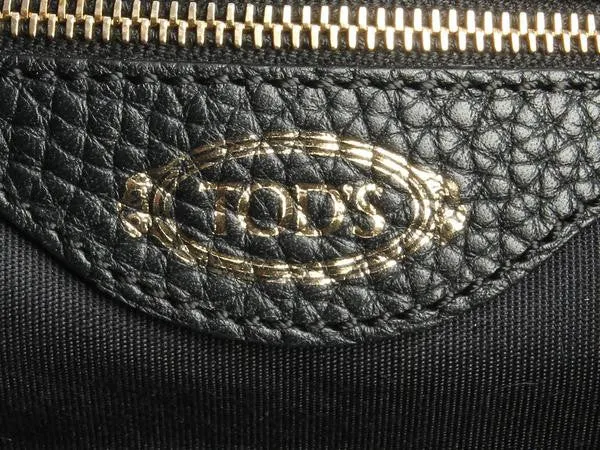Tod’s Black Due Manici Tote
