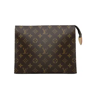 Toiletry Pouch 26 Monogram Canvas with Strap