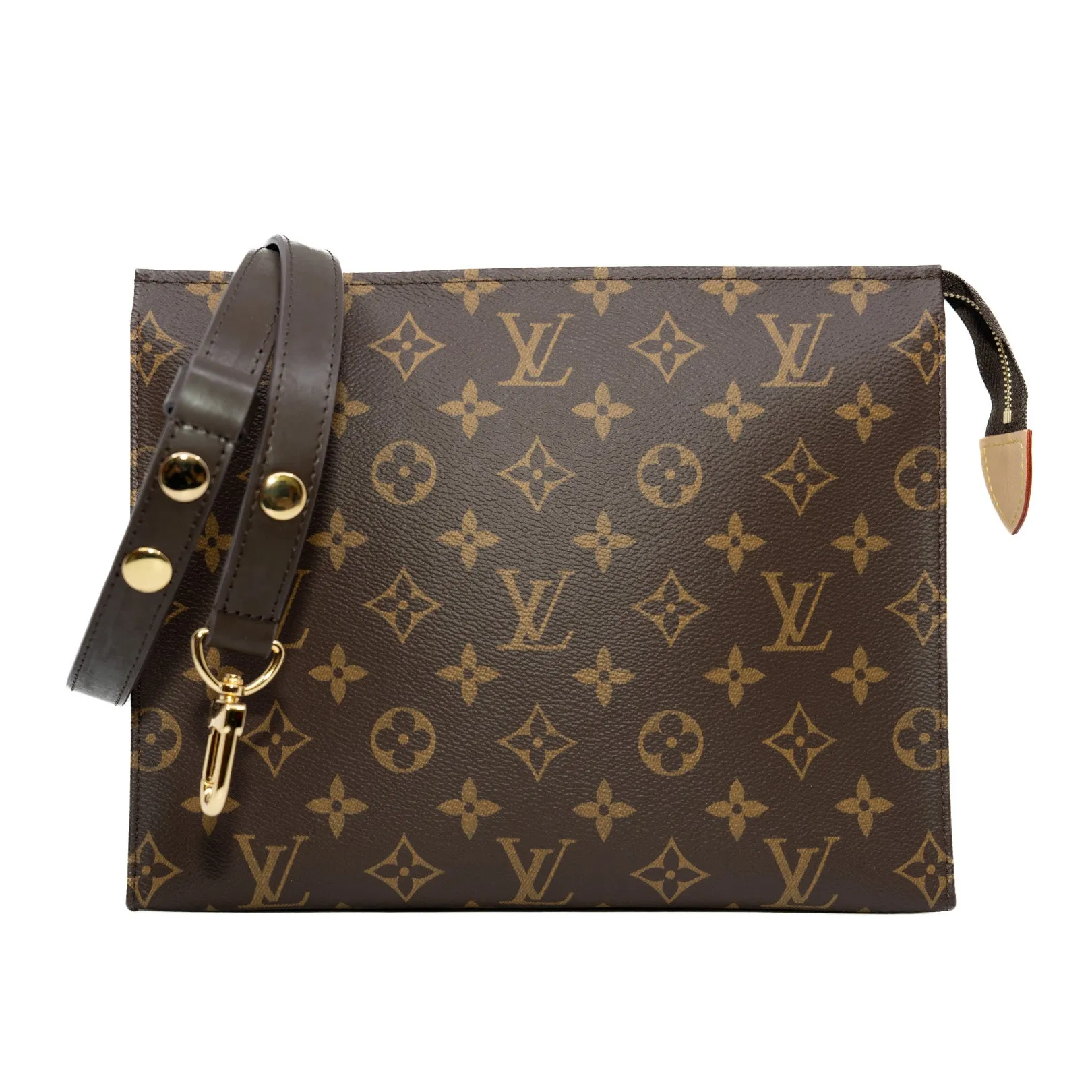 Toiletry Pouch 26 Monogram Canvas with Strap