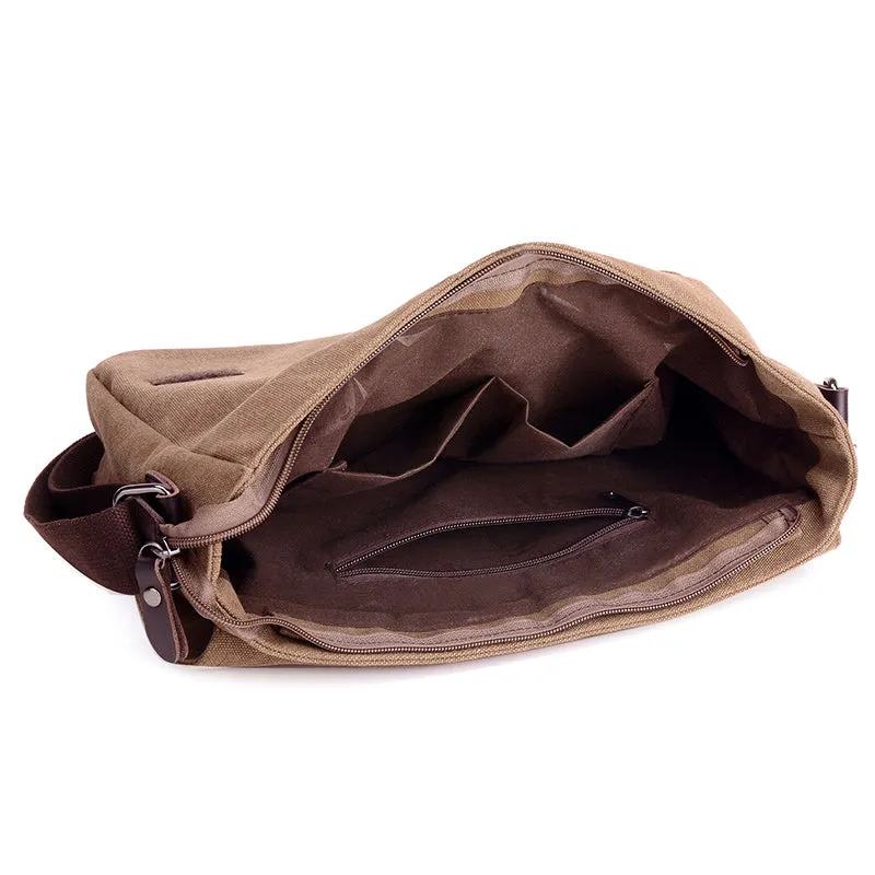Toledo Canvas Messenger Bag