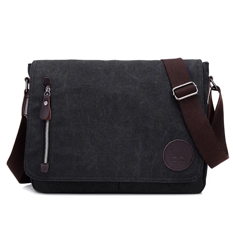 Toledo Canvas Messenger Bag