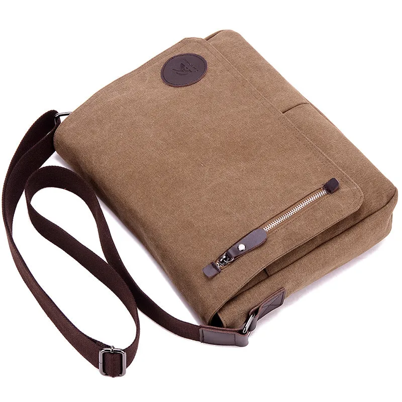 Toledo Canvas Messenger Bag
