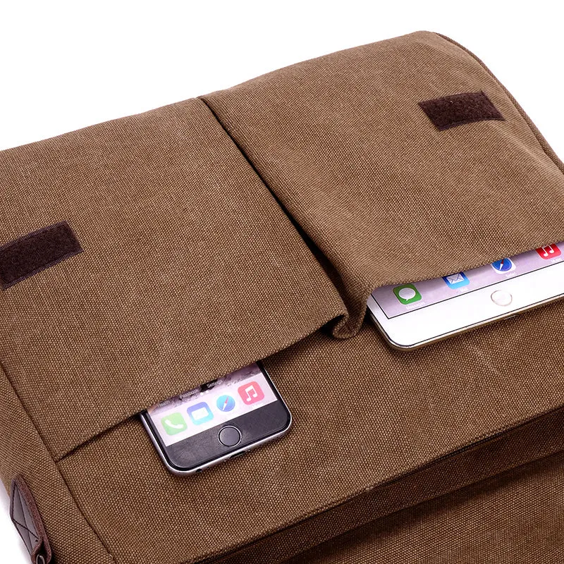 Toledo Canvas Messenger Bag