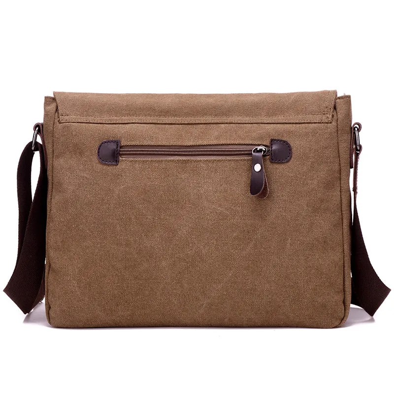 Toledo Canvas Messenger Bag