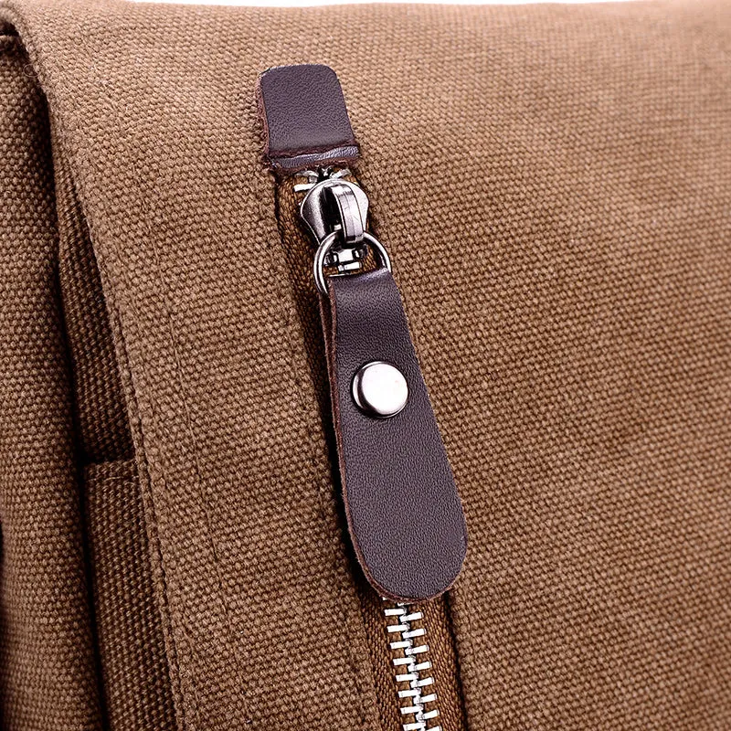 Toledo Canvas Messenger Bag