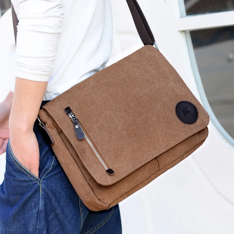 Toledo Canvas Messenger Bag