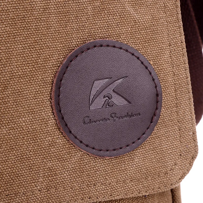 Toledo Canvas Messenger Bag