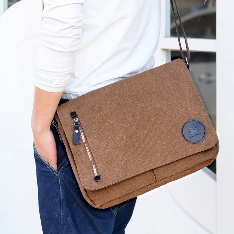 Toledo Canvas Messenger Bag