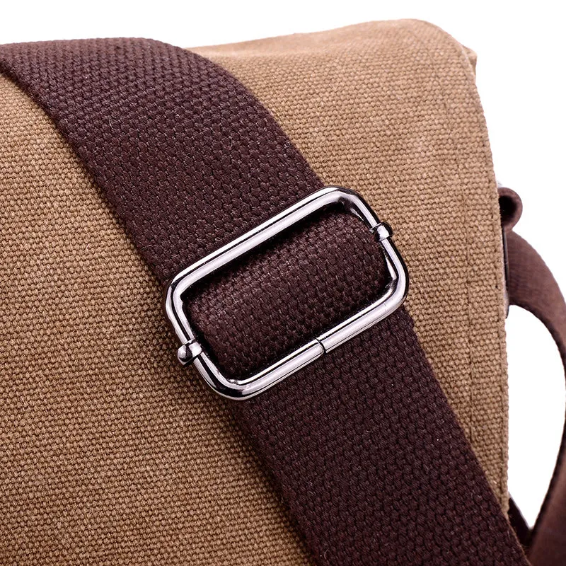 Toledo Canvas Messenger Bag