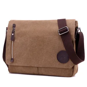 Toledo Canvas Messenger Bag
