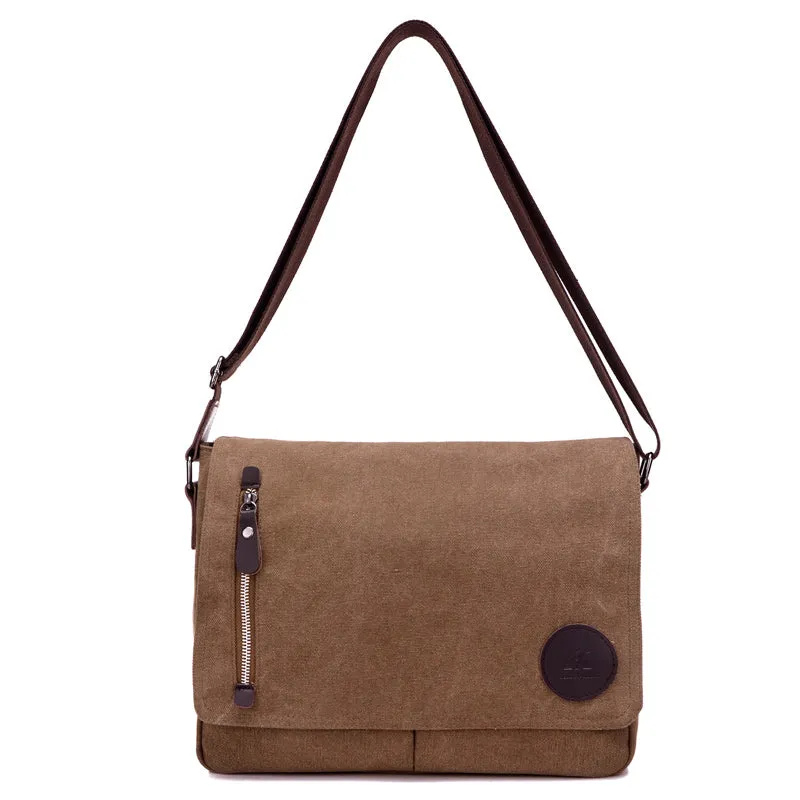 Toledo Canvas Messenger Bag