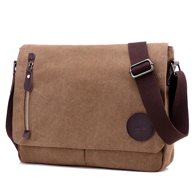 Toledo Canvas Messenger Bag