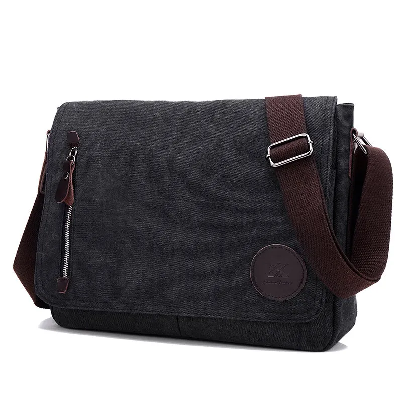 Toledo Canvas Messenger Bag