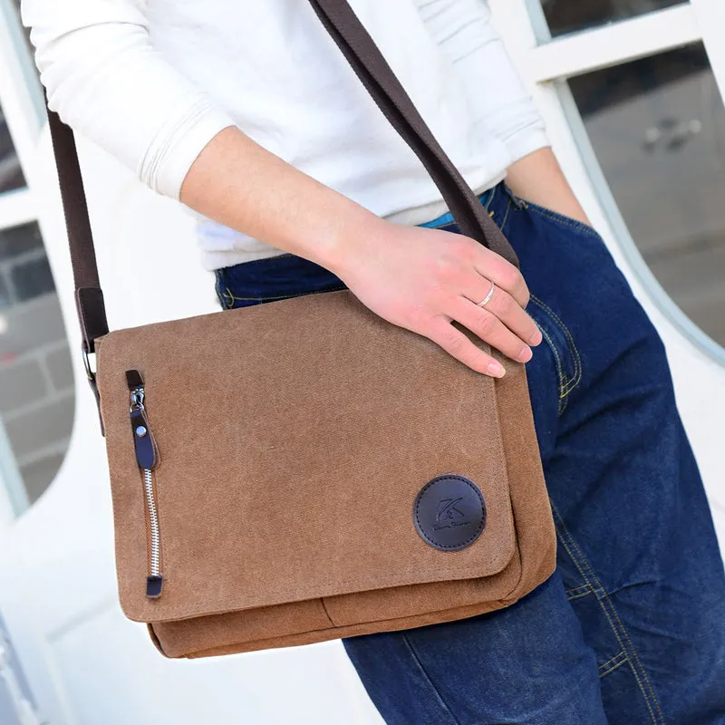 Toledo Canvas Messenger Bag