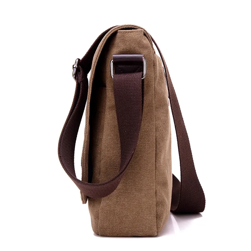 Toledo Canvas Messenger Bag