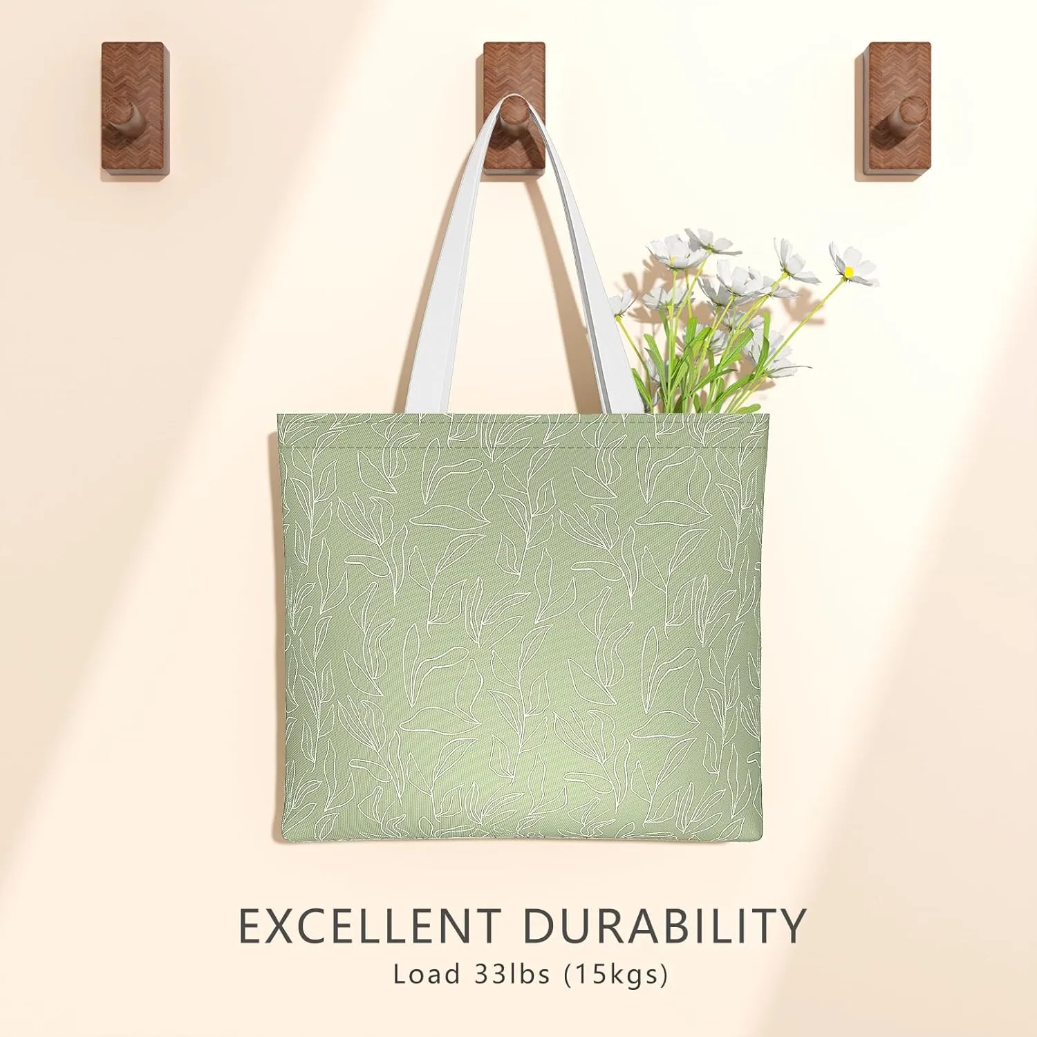Tote Bag, Canvas Tote Bag for Women, Large Lightweight Reusable Canvas Handbags, Cotton Folding Shoulder Cloth Handbag