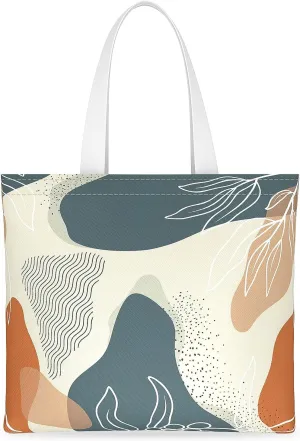 Tote Bag, Canvas Tote Bag for Women, Large Lightweight Reusable Canvas Handbags, Cotton Folding Shoulder Cloth Handbag