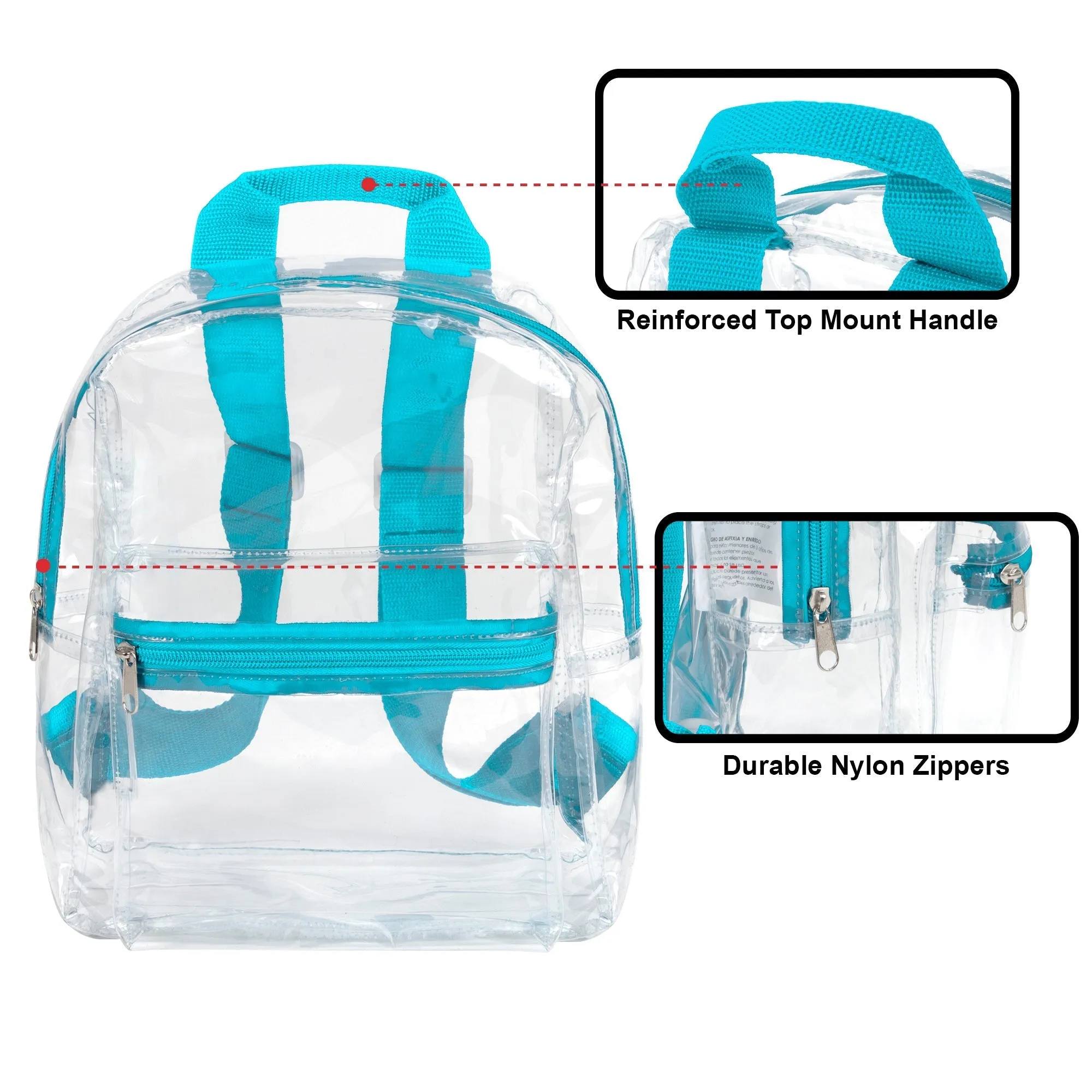 Trailmaker Clear Mini Backpack - Aqua