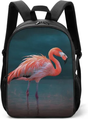 Travel Backpack for Men Women Carry On Backpack 17 In Laptop Backpack Vivid Flamingo Backpack for Work Hiking