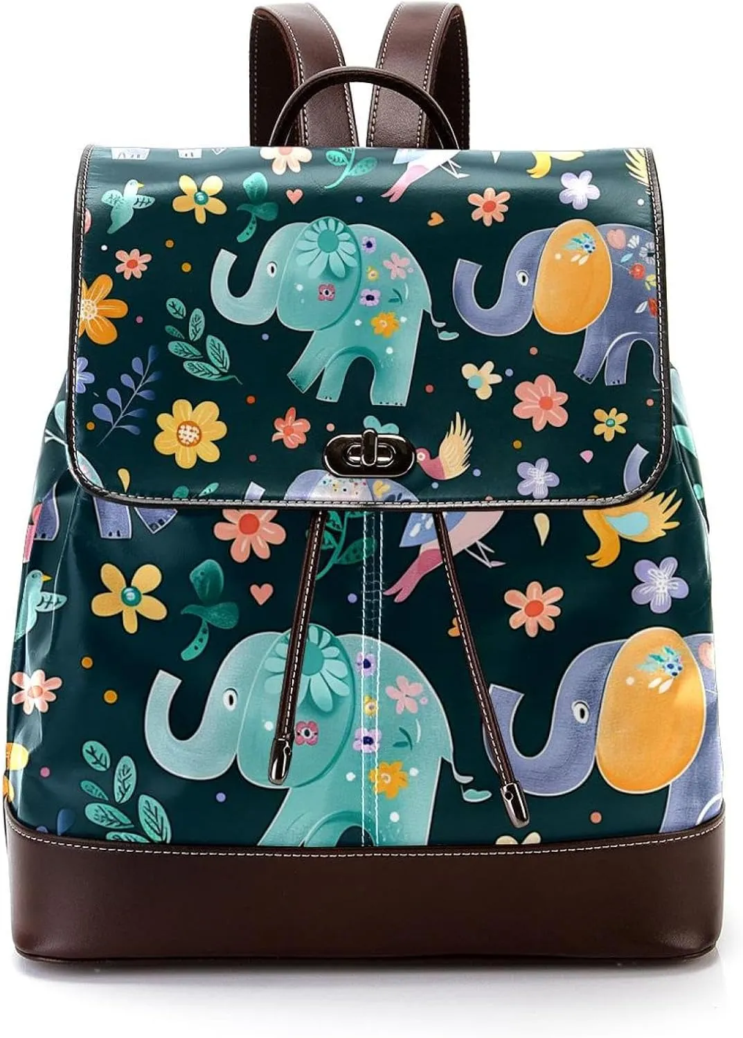 Travel Backpacks for Women,Mens Backpack,Cartoon Elephant,Backpack