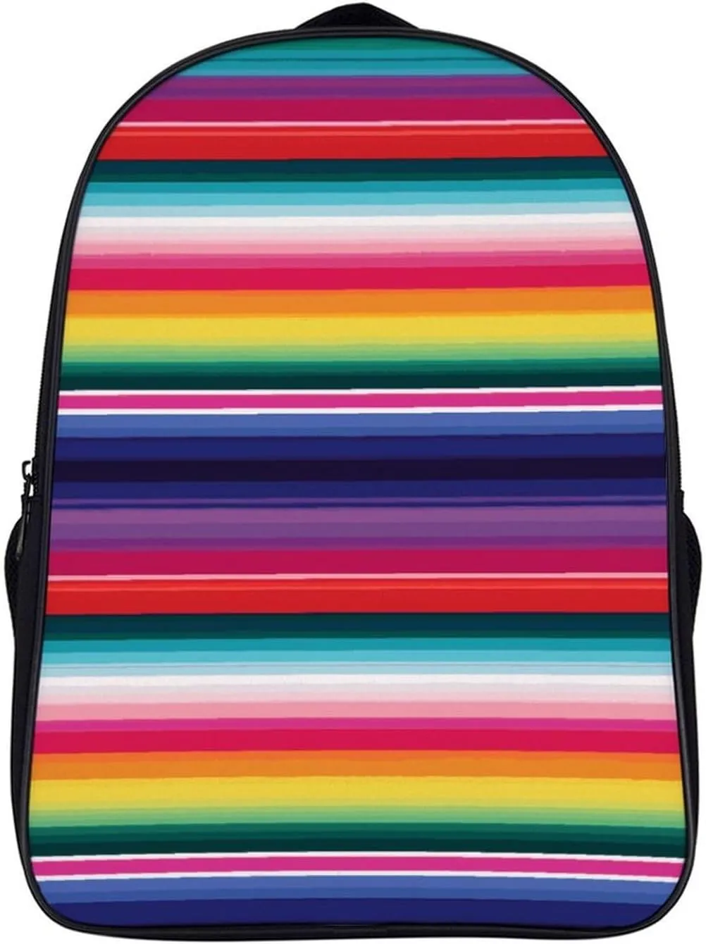 Travel Laptop Backpack Colorful Mexican Stripes Backpack for Men Women Casual Daypack Computer Bag for Hiking Business
