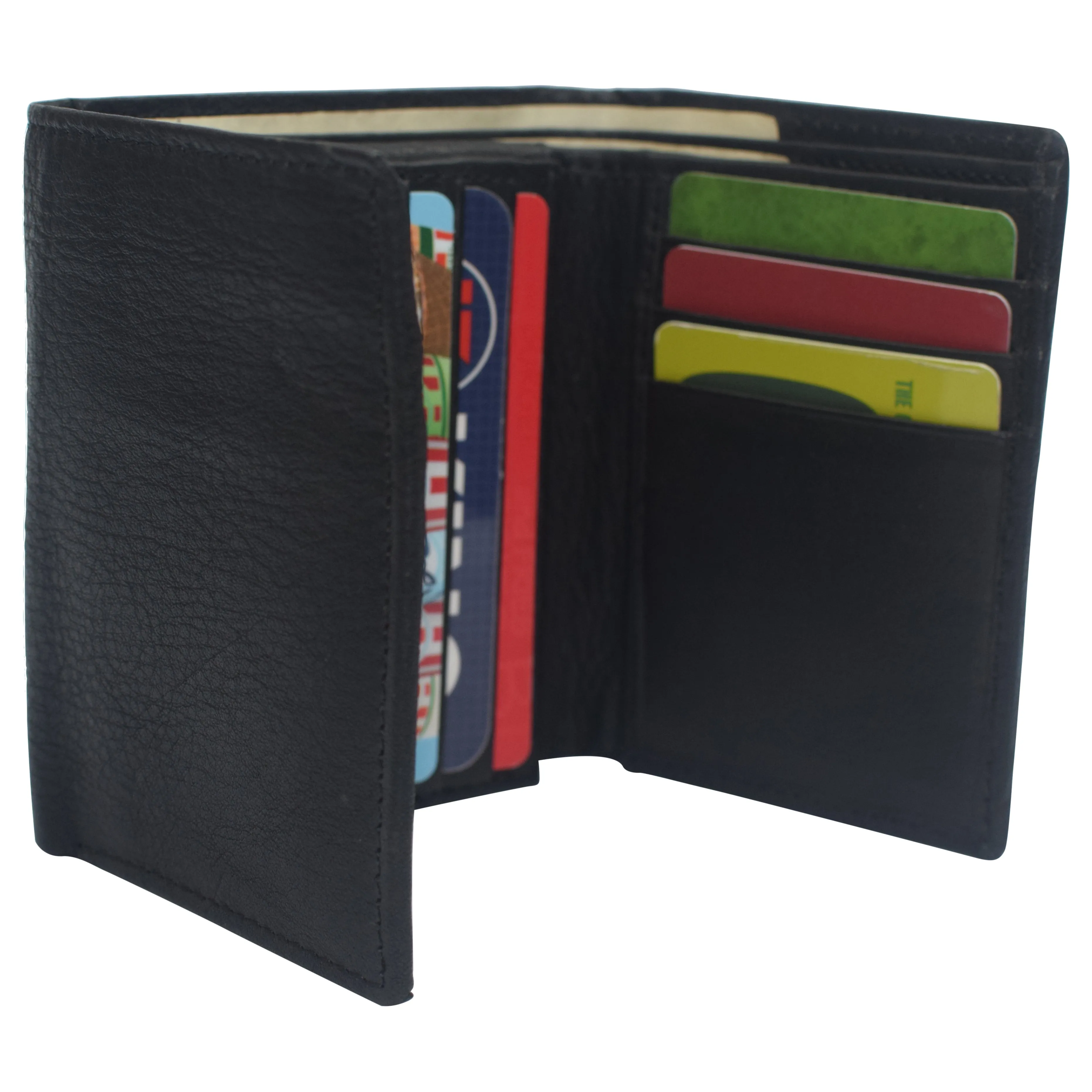Travel Wallets for Men Slim Trifold Design RFID Credit Card Holder Mens Wallet