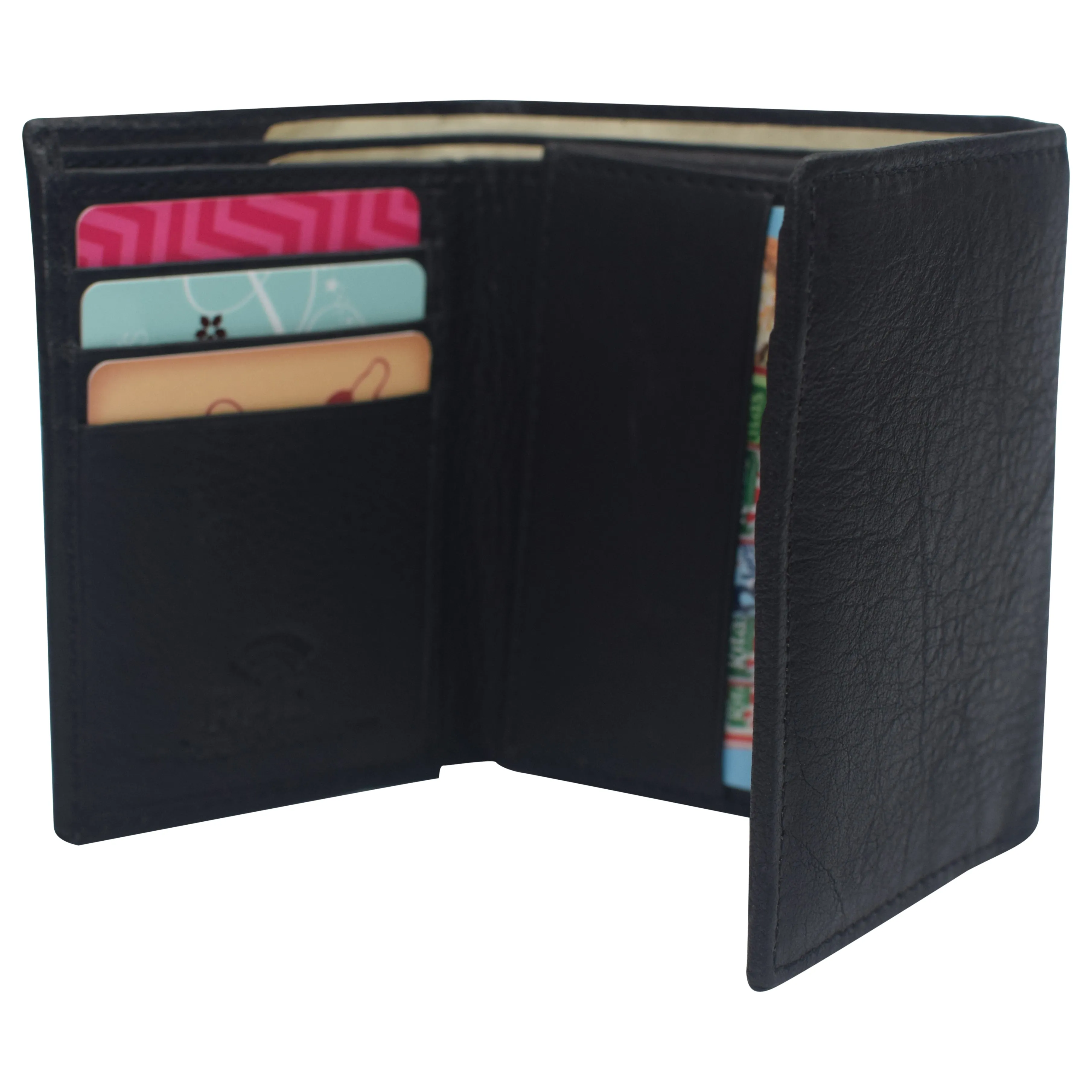 Travel Wallets for Men Slim Trifold Design RFID Credit Card Holder Mens Wallet