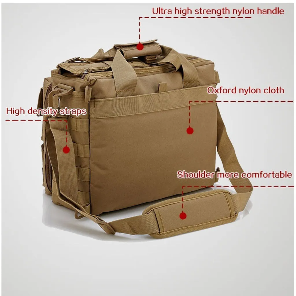 Traveler's Tactical Military Men Bag Shoulder Bags Molle Style Outdoor Sport Rucksack Laptop Camera Mochila Military Messenger man bag