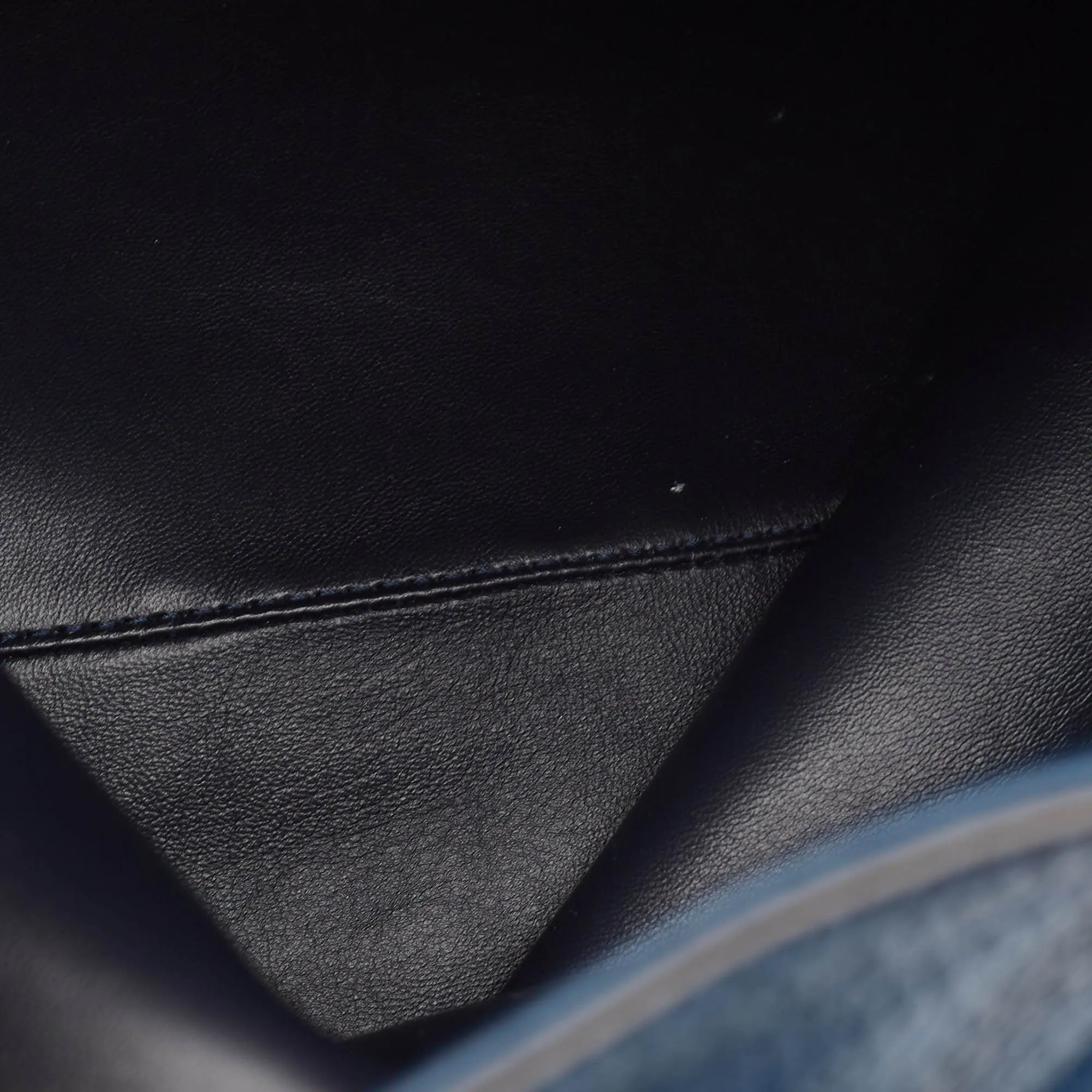 Trendy Inspired Burberry Ash Blue Grain Leather Pocket Backpack