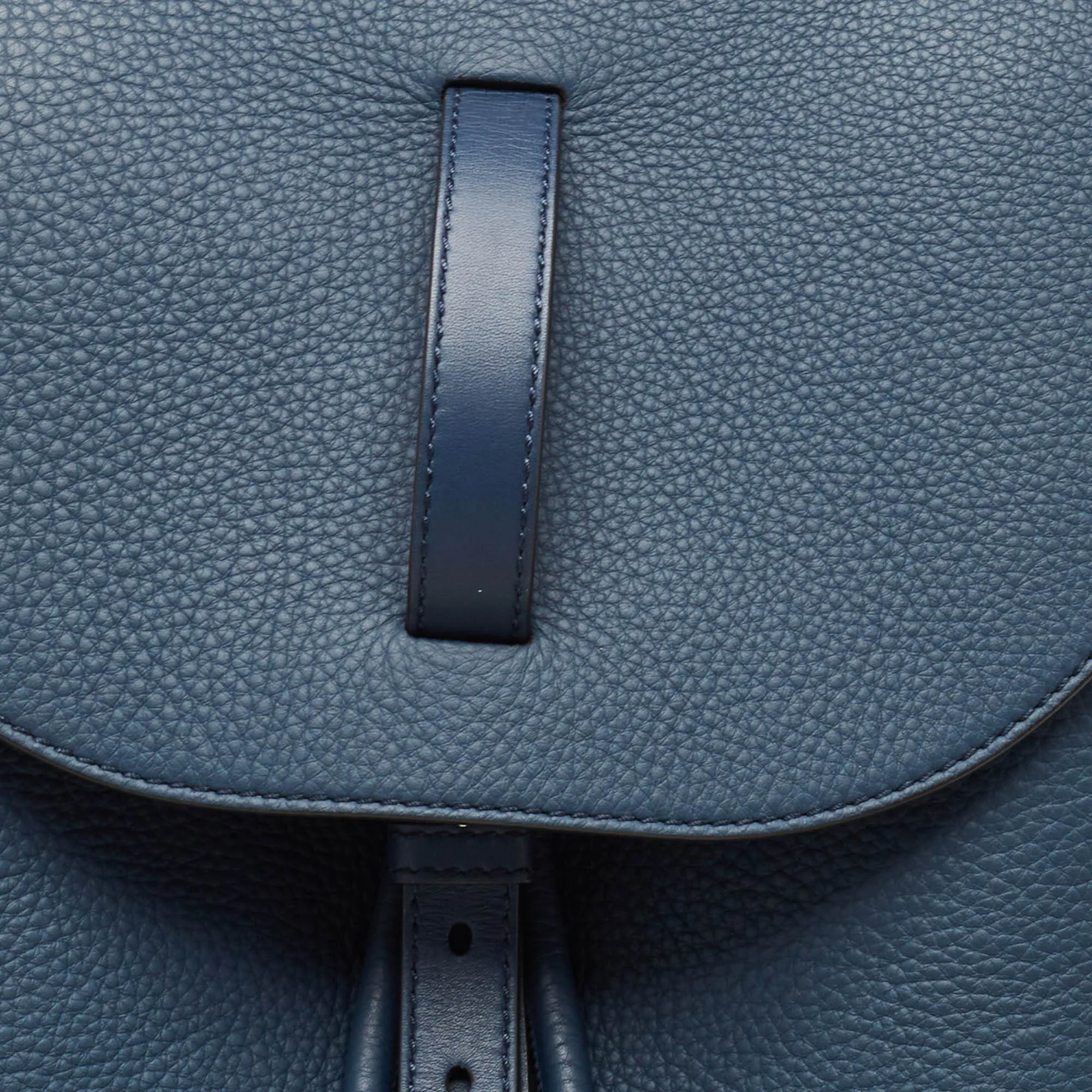 Trendy Inspired Burberry Ash Blue Grain Leather Pocket Backpack