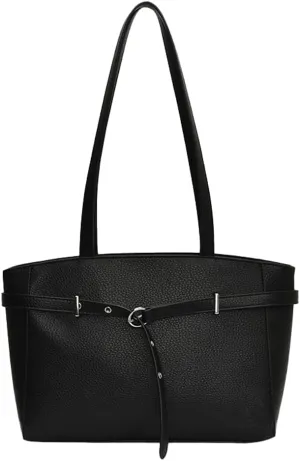 Trendy Y2k Tote Bag for Women 2025 Large Casual Shoulder Bags PU Leather Buckle Belt Handbags Top Handle Work Purses