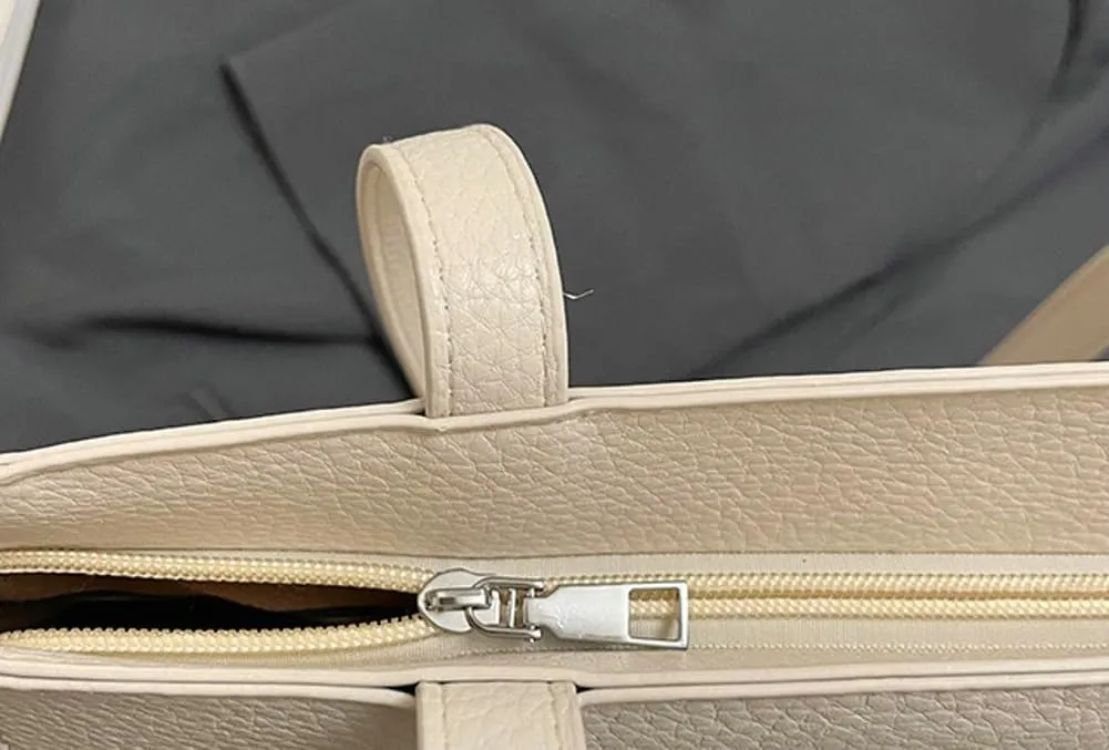 Trendy Y2k Tote Bag for Women 2025 Large Casual Shoulder Bags PU Leather Buckle Belt Handbags Top Handle Work Purses